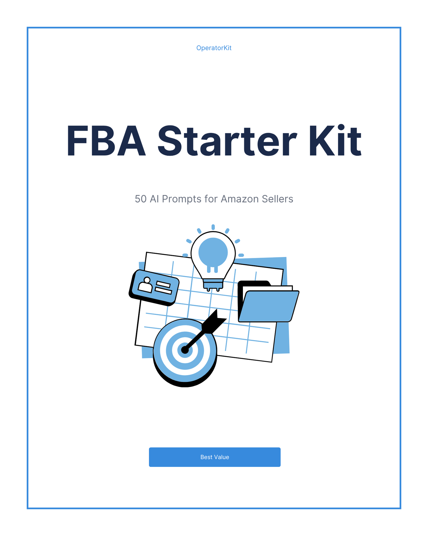 FBA Starter Kit — 50 AI Prompts for Amazon Sellers