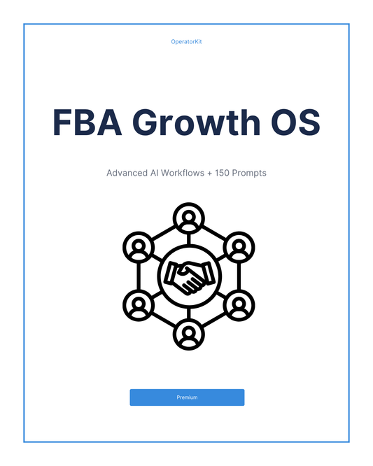 FBA Growth OS — The Complete AI Scaling System for Amazon Sellers